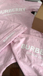 Burberry Baby Kit 4pcs Pink with White Zip Pouch