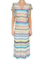 Missoni Multi Crocheted Lace Maxi Dress - US 4