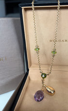 Bvlgari 18k Yellow Gold Sassi Mediterranean Eden Necklace