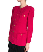 Chanel 1991 Pink Boucle Tweed Jacket - FR 40/ US 6-8