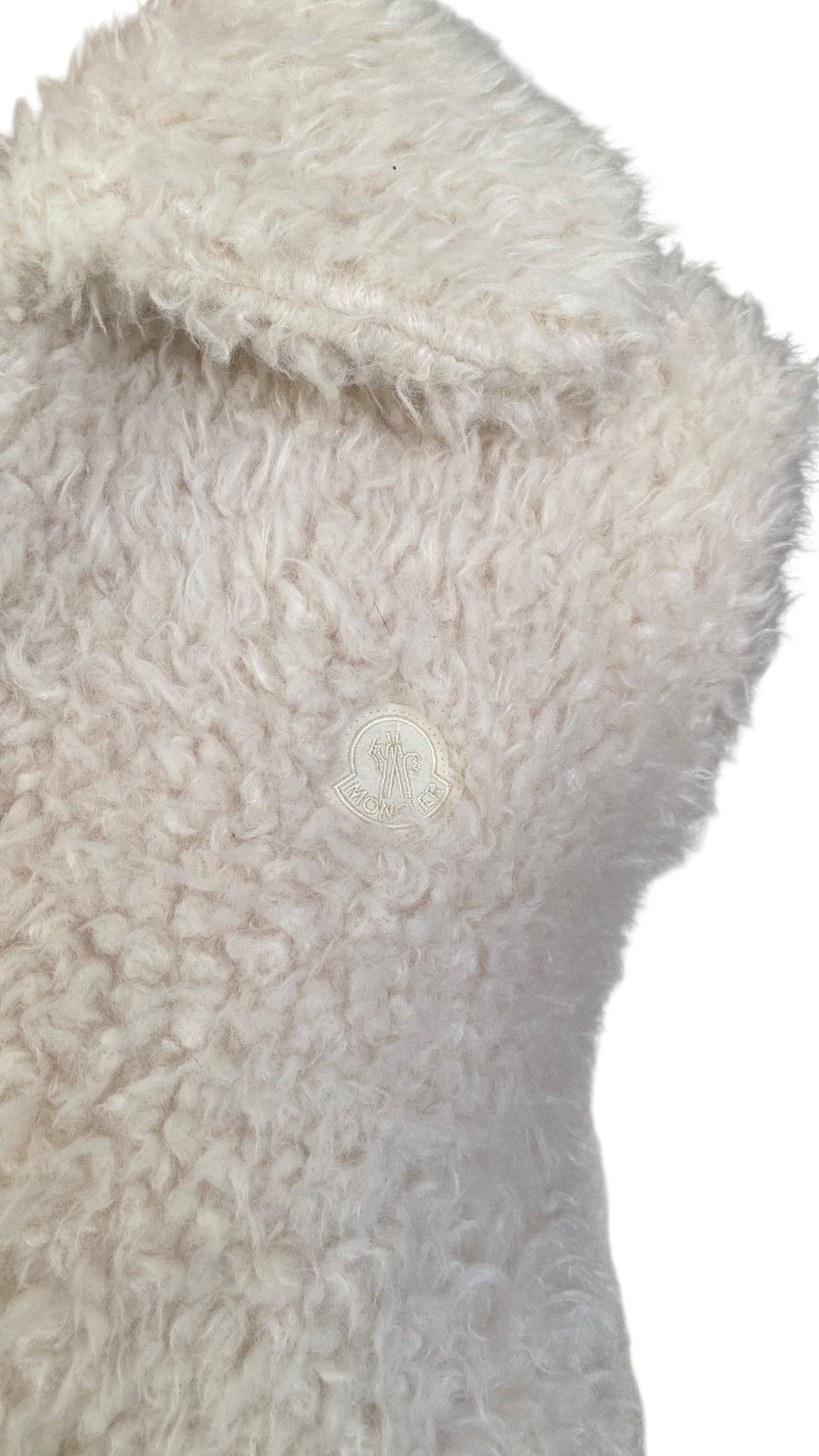 Moncler Ivory Archard Reversible Faux-Fur Hooded Down Vest - 0 / S / US 4-6