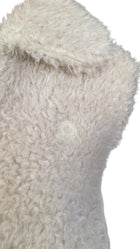 Moncler Ivory Archard Reversible Faux-Fur Hooded Down Vest - 0 / S / US 4-6