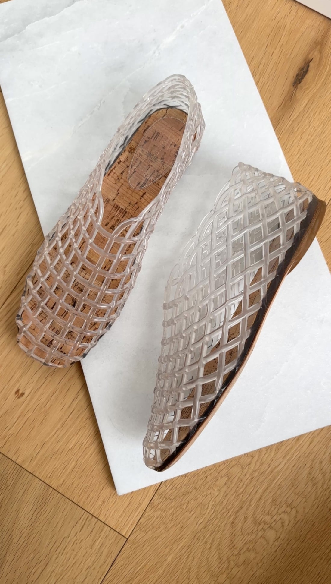 The Row Mara Clear Jelly Flat Shoes - 37