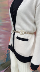 Chanel 20A Light Goldtone CC Strass Chain Belt