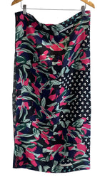DVF Silk Floral Print Scarf