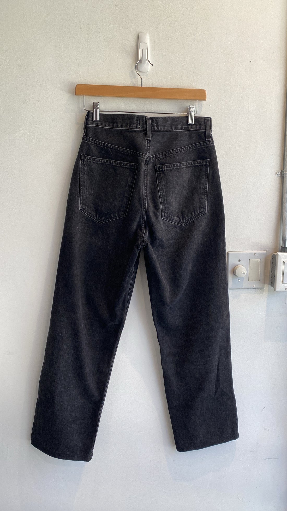 Agolde Black Crossover Denim - 25