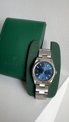 Rolex Air King 34mm Stainless Blue Dial Wrist Watch