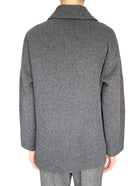 Acne Studios Grey Wool & Cashmere Envier Biker Jacket - M