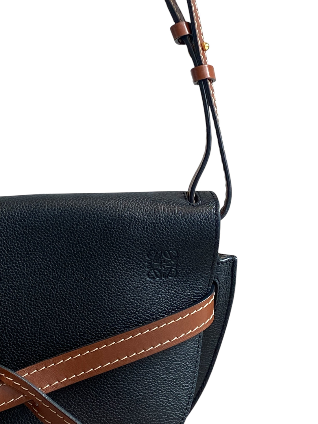 Loewe Black Gate Satchel Bag