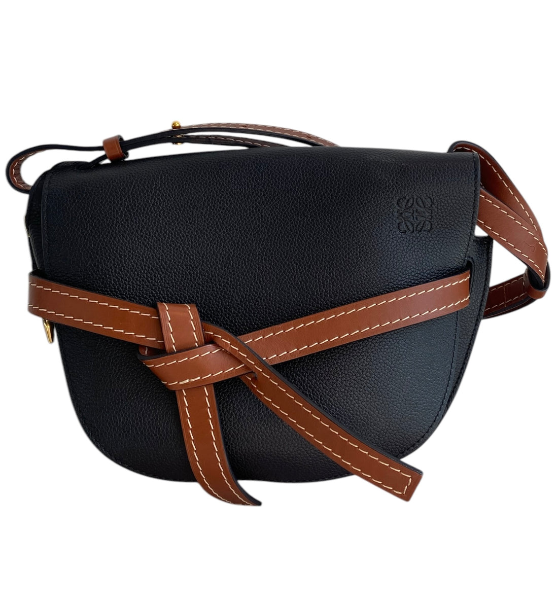 Loewe Black Gate Satchel Bag