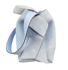 Acne Studios Blue Denim Suede Large Musubi Tote Bag