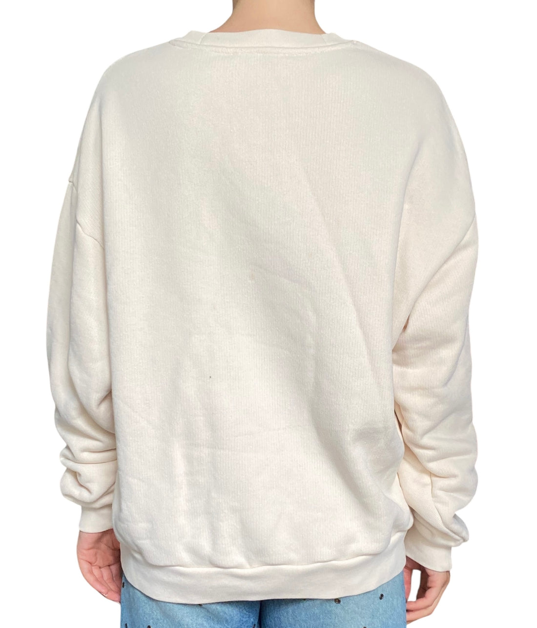 Acne Studio Ivory Graphic Print Oversized Crewneck - XXS