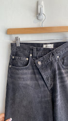 Agolde Black Crossover Denim - 25