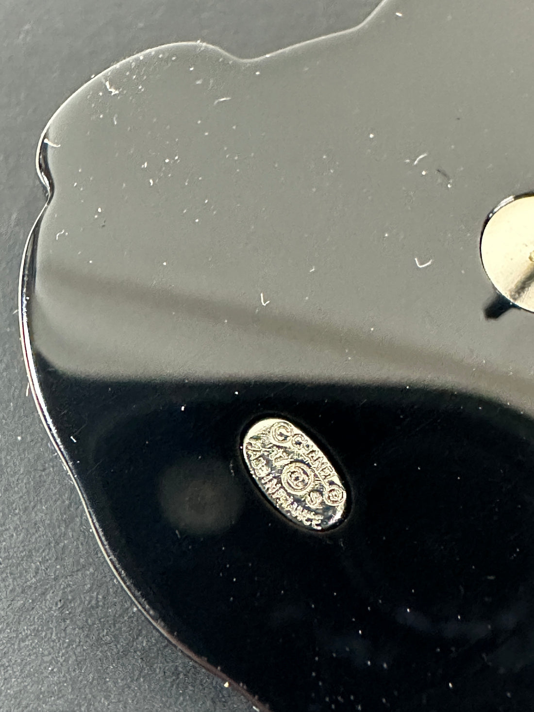 Chanel 17S Blue and Silver Resin Space Cat Brooch / Pin