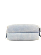 Acne Studios Blue Denim Suede Large Musubi Tote Bag