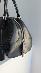 Louis Vuitton Black Epi Leather Bowling Montaigne PM Bag