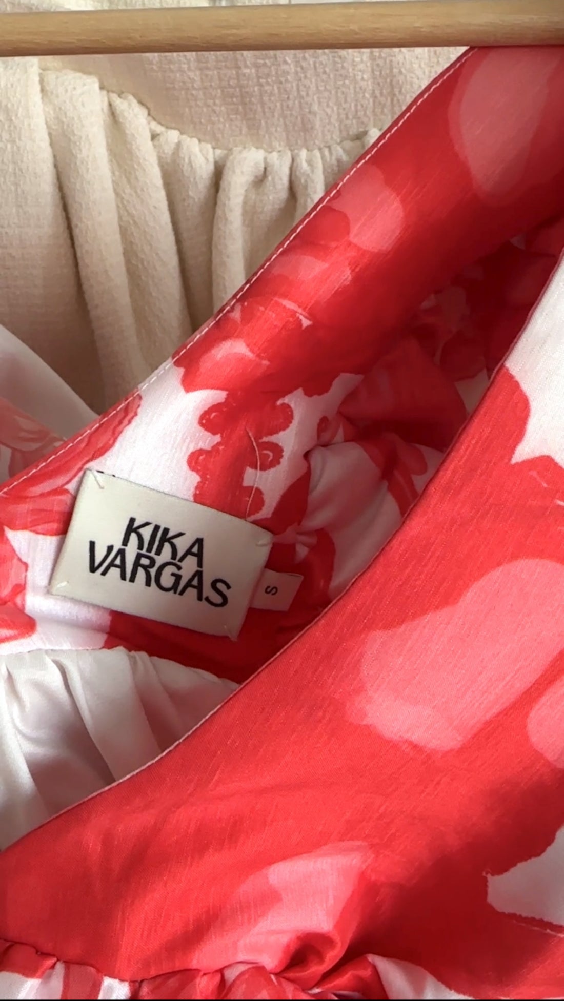 Kika Vargas Floral Print Mini Dress