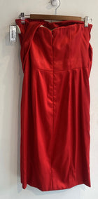Oscar De La Renta Silk Draped Dress