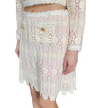 Giambattista Valli Ivory Lace 2-piece Skirt Set - IT 44 / US 8