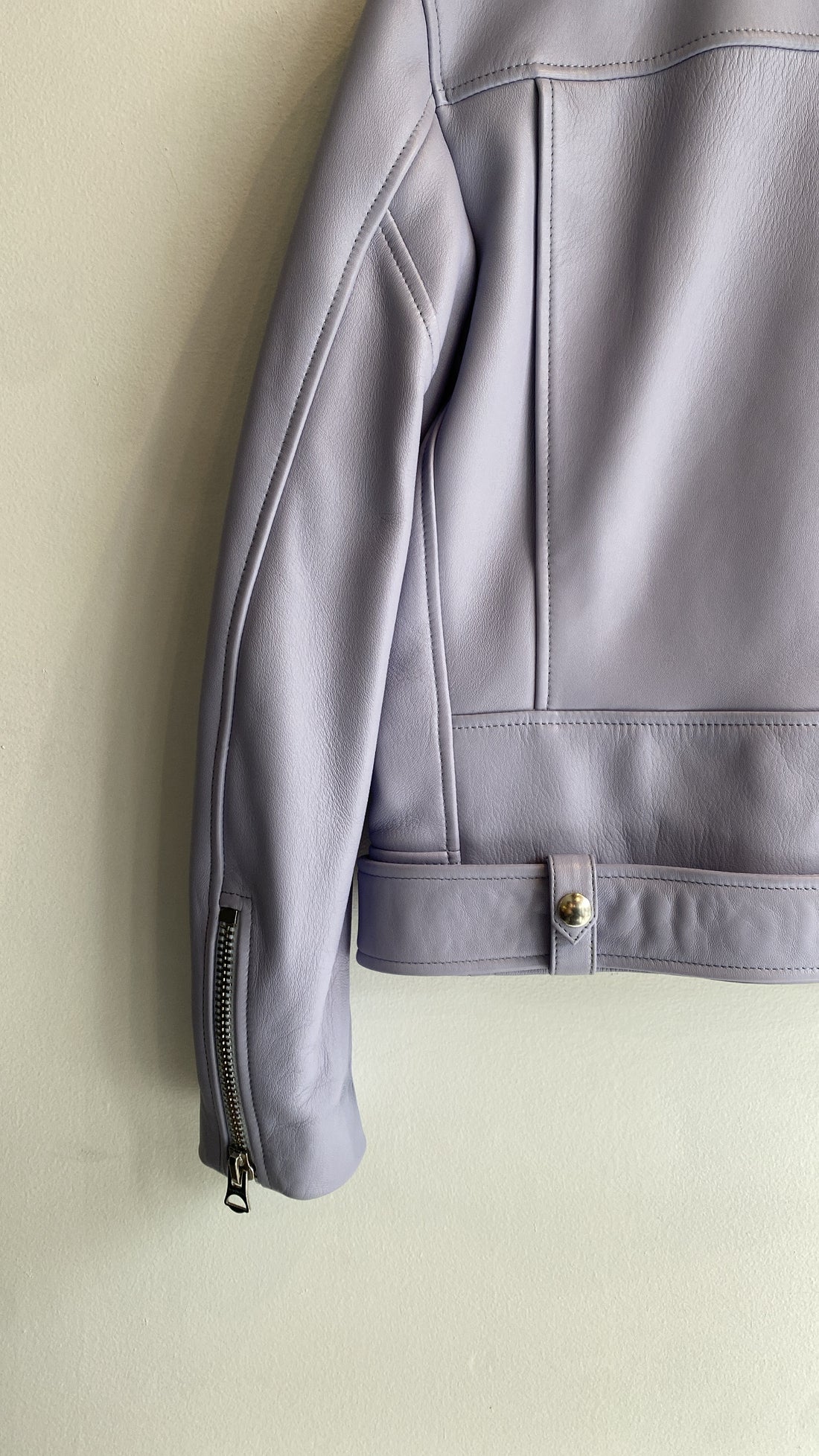 Acne Studios Blue Moto Jacket - 40