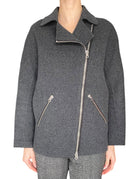 Acne Studios Grey Wool & Cashmere Envier Biker Jacket - M
