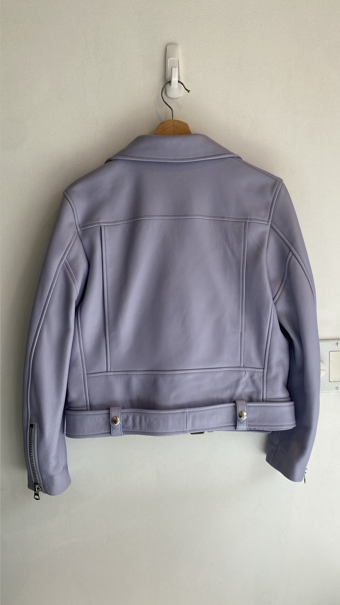 Acne Studios Blue Moto Jacket - 40