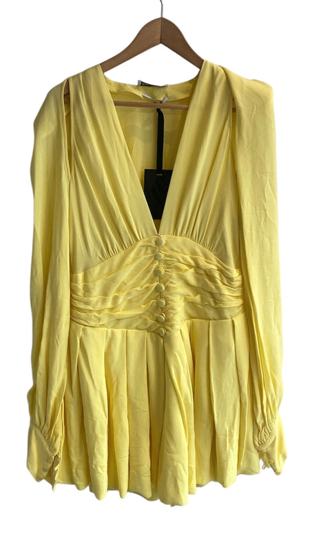 The Attico Yellow Mini Dress