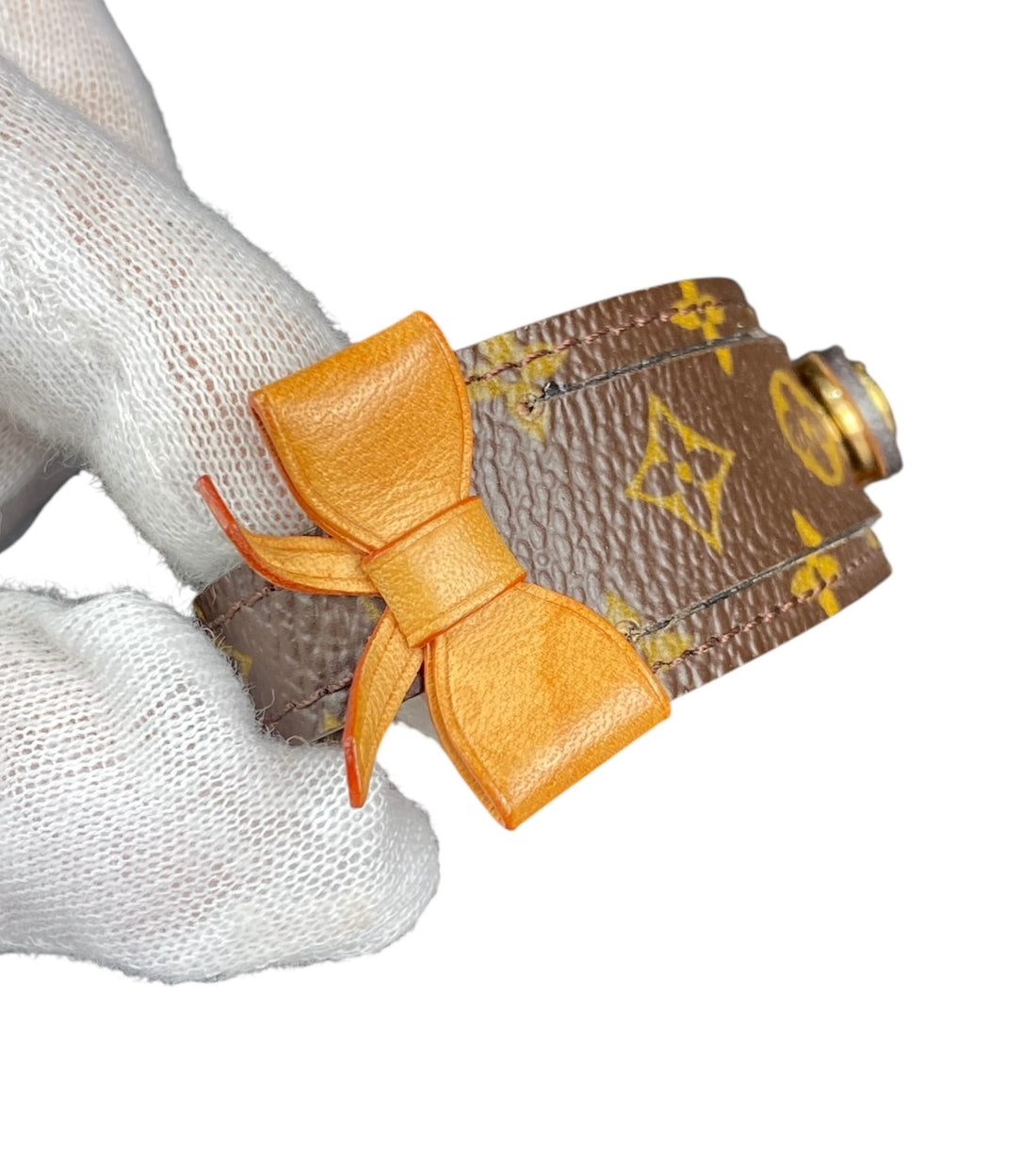 Louis Vuitton Brown Monogram Bow ID Bracelet