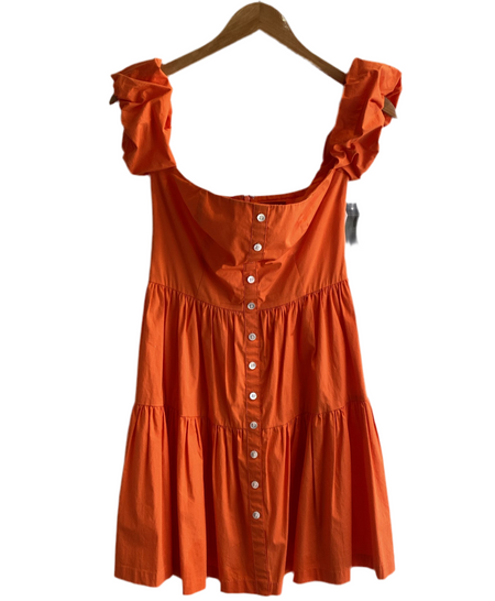 Staud Orange Mini Dress - 4