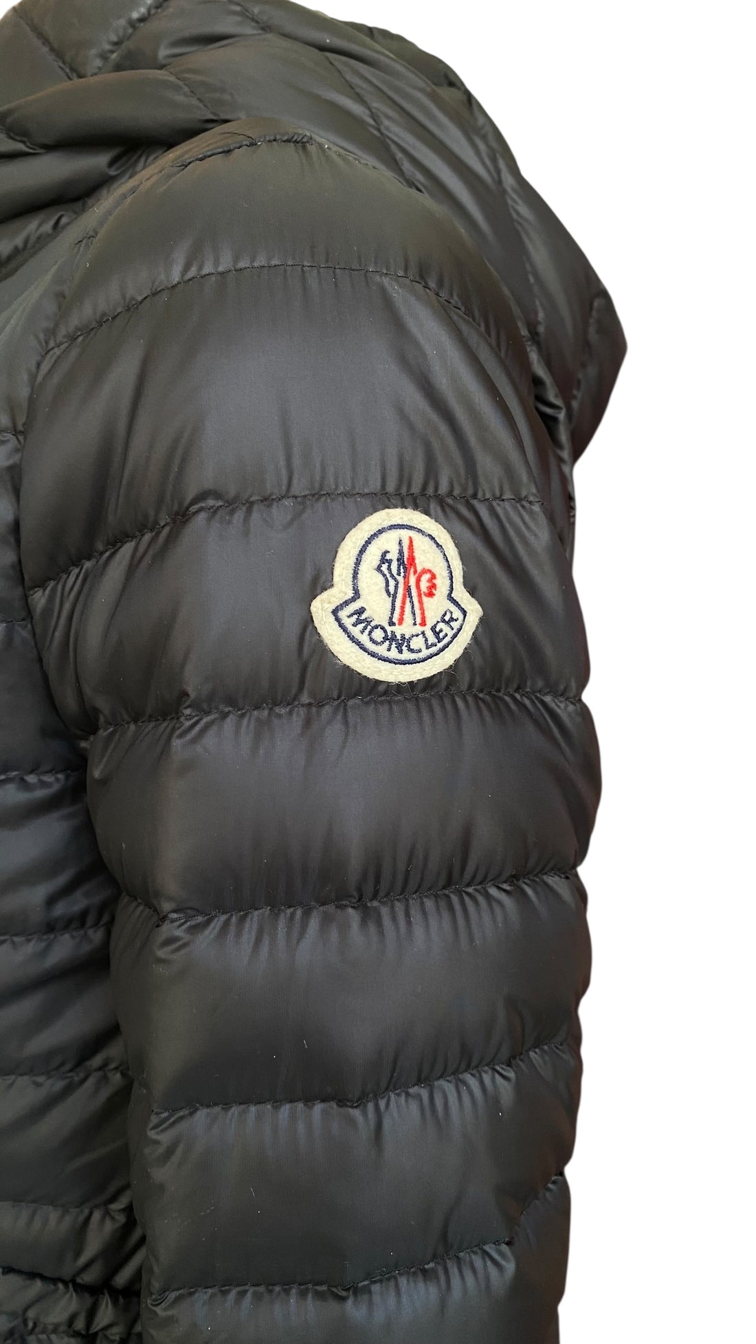 Moncler Black Barbel Long Padded Down Jacket - 0 / XS / US 0-2