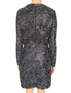 Giambattista Valli Black & White Sequin Embroidered Long Sleeve Dress - IT 44 / US 8