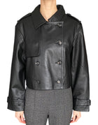 Cami NYC Black Double Breasted Cropped Jacket - M / US 6