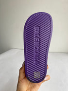 Balenciaga Purple Logo Slides - 37