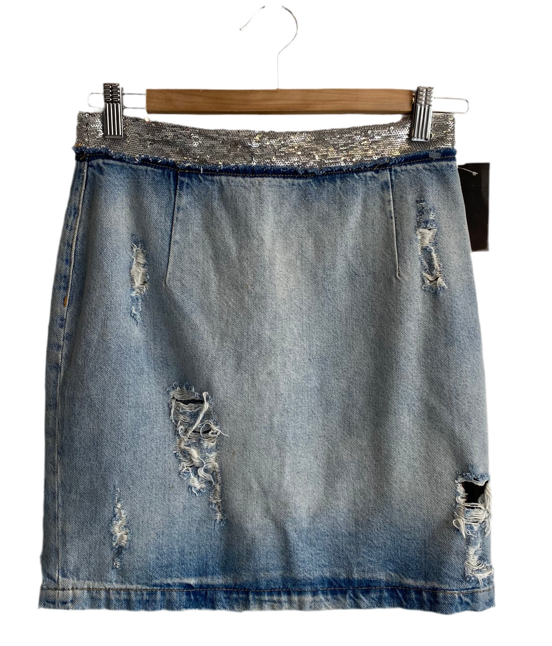 IRO Sequin Denim Skirt - 36