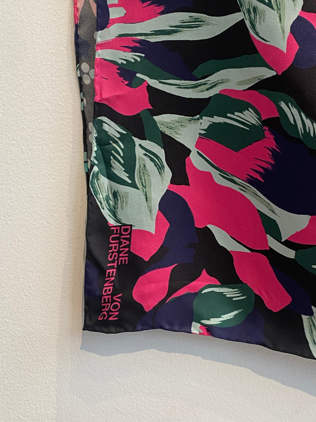 DVF Silk Floral Print Scarf