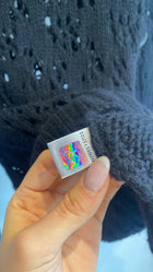 D&G Open Knit Turtleneck Sweater - S