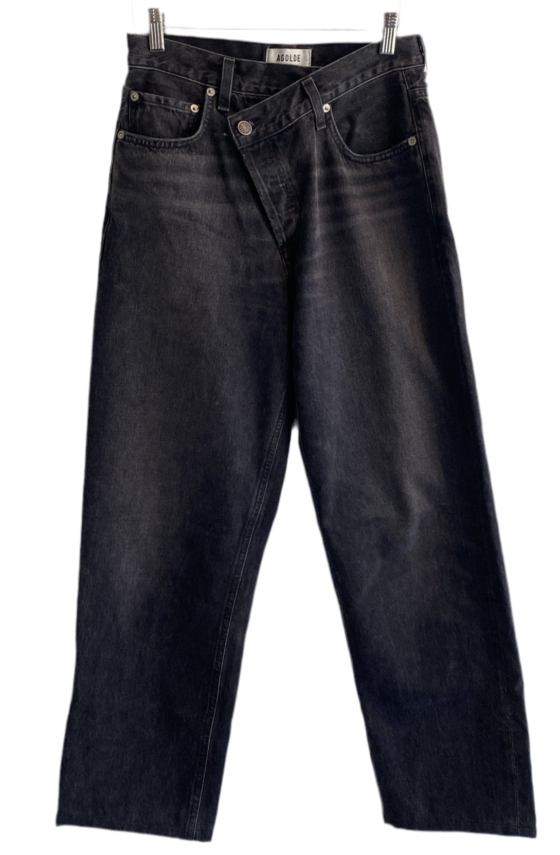 Agolde Black Crossover Denim - 25