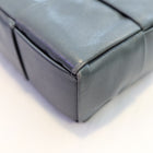 Bottega Veneta Grey Leather Woven Cassette Bag