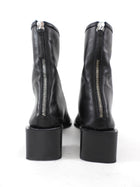 Acne Studios Black Leather Soft Bertine Ankle Boots - 37