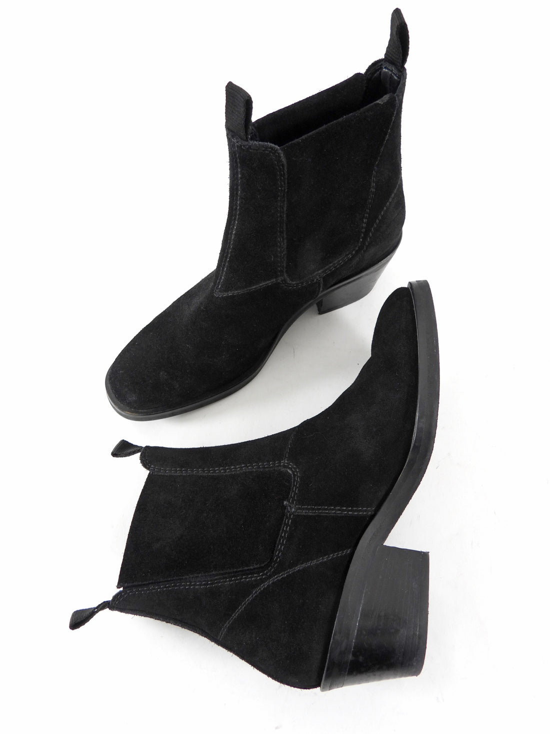Acne Studios Black Suede Chelsea Boots - 40 / 10