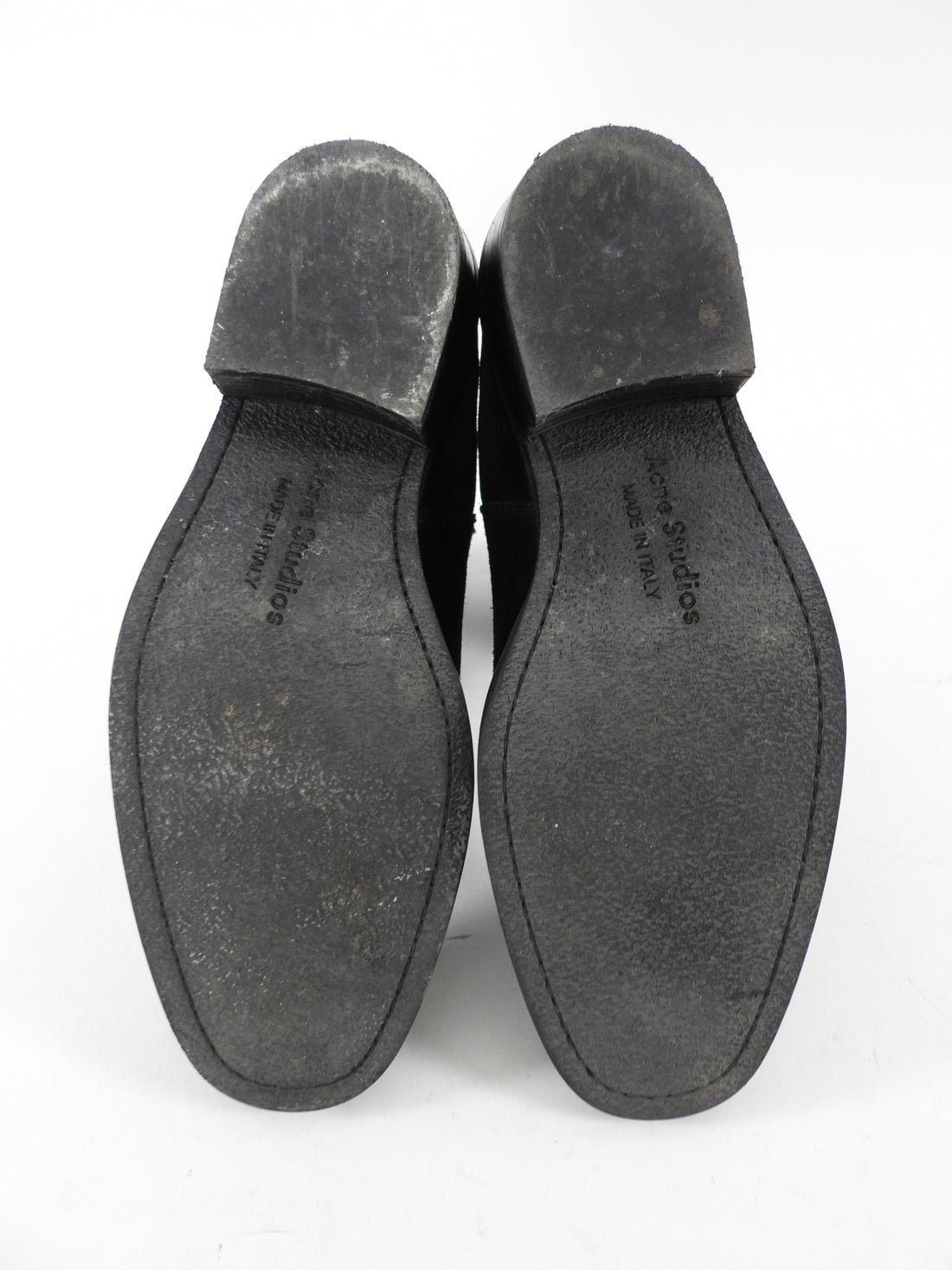 Acne Studios Black Suede Chelsea Boots - 40 / 10