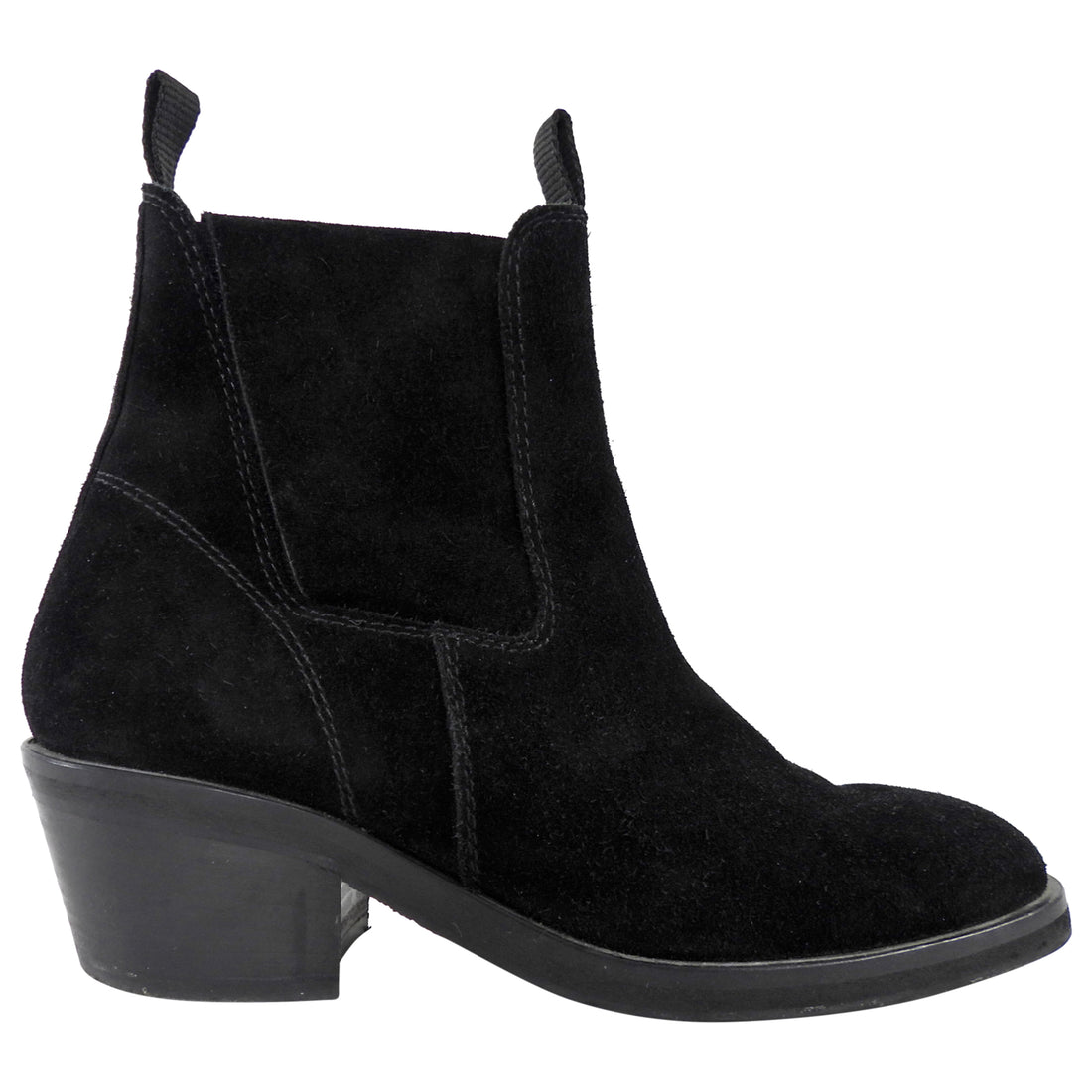 Acne Studios Black Suede Chelsea Boots - 40 / 10