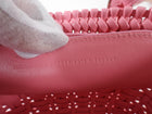 Balenciaga Pink Woven Bistro XXS Basket Crossbody Bag