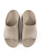 Balenciaga x Crocs Taupe Rubber Platform Pool Slides - 37