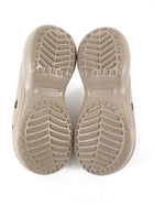Balenciaga x Crocs Taupe Rubber Platform Pool Slides - 37