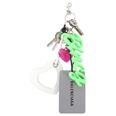 Balenciaga Aki Bag Charm / Keychain With Mirror and Card Holder
