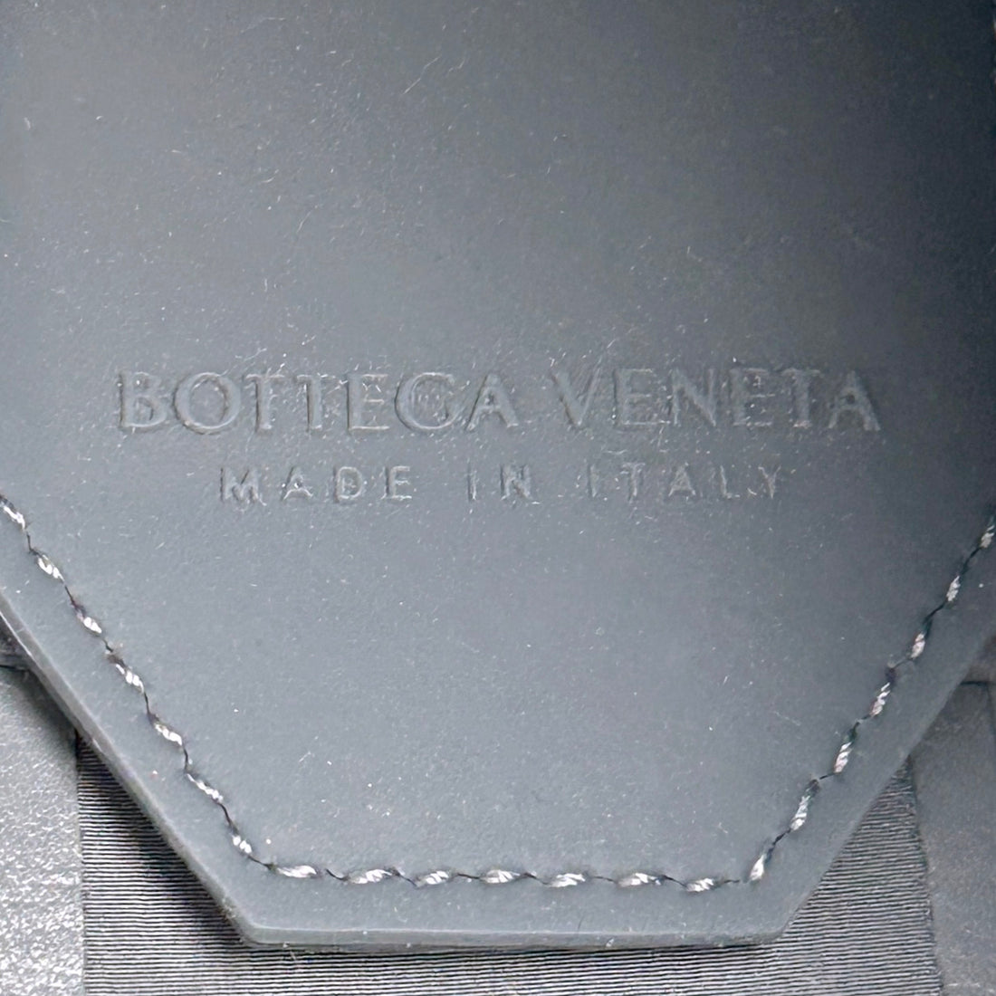 Bottega Veneta Grey Leather Woven Cassette Bag