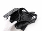 Bottega Veneta Black Woven Leather Medium Cassette Bag