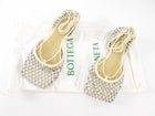 Bottega Veneta Ivory Crystal Embellished Ballet Flats - 37
