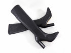 Bottega Veneta Black Nappa Stretch Leather Tall Boots - 38